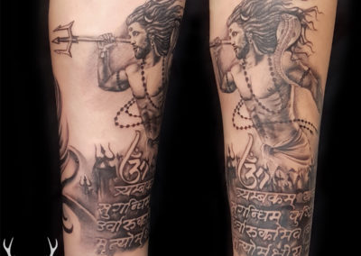 Custom Shiva Tattoo, God Tattoos for Men