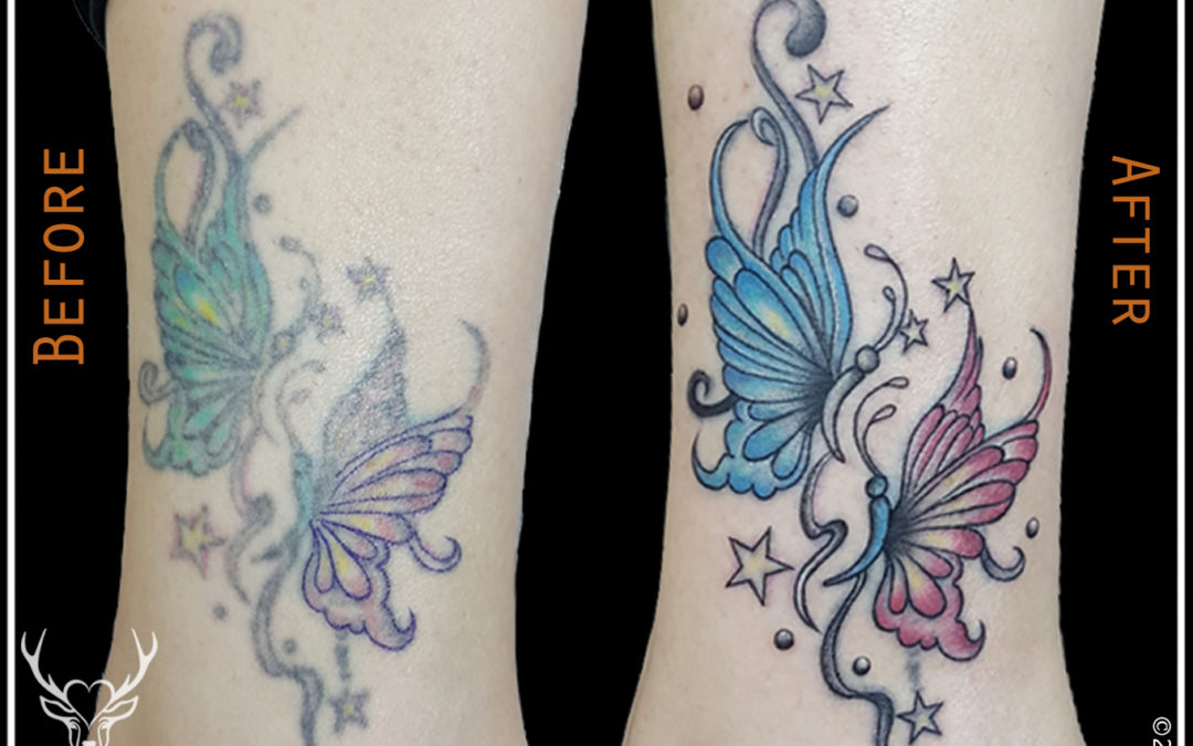 butterfly Tattoo | Tattoo design for girl | cover up tattoo