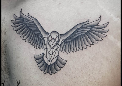 Eagle tattoo design for Men | Tattoo designs for chest | Geometric tattoo design