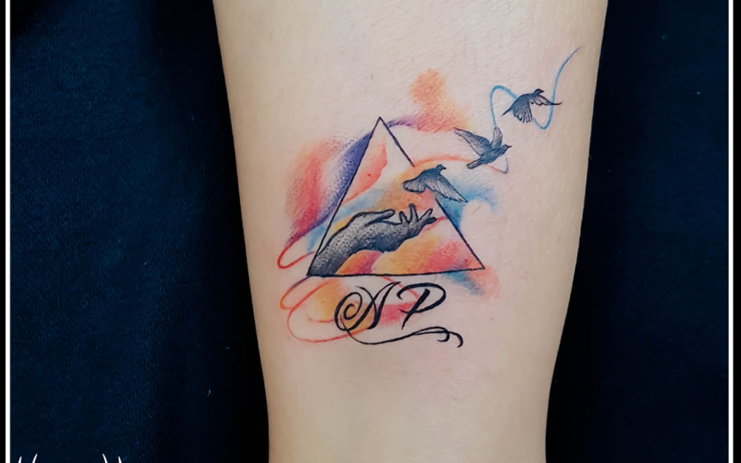 Watercolor Tattoo | Tattoo design for Girls |Custom Tattoo